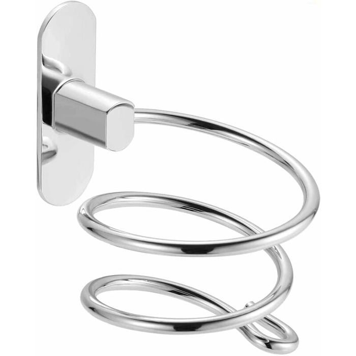 Wandhalterung Für Haartrockner – – Aluminium – Silber – 9,3 X 12,5 X 11,5 Cm