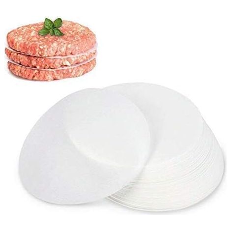 Packung Mit 500 Antihaft-papieren Für Hamburgerpresse, Burger, Hackfleisch-patties – 11,5 Cm Durchmesser
