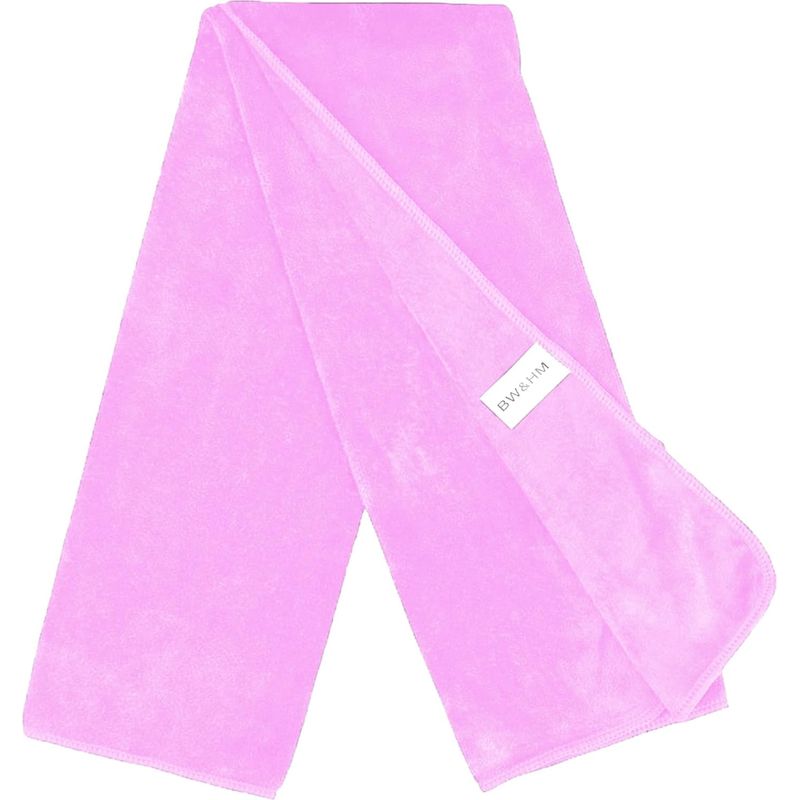 Bw&hm Sporthandtuch, Fitnesshandtuch, Schnelltrocknend Und Saugfähig, Für Damen Und Herren, 40 X 80 Cm, 3er-pack, Helllila