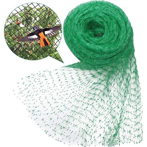4 X 10 M Vogelschutznetz, Gartennetz, Schutznetz Für Pflanzen, Teiche, Obst, Gemüse, Vogelschutznetz