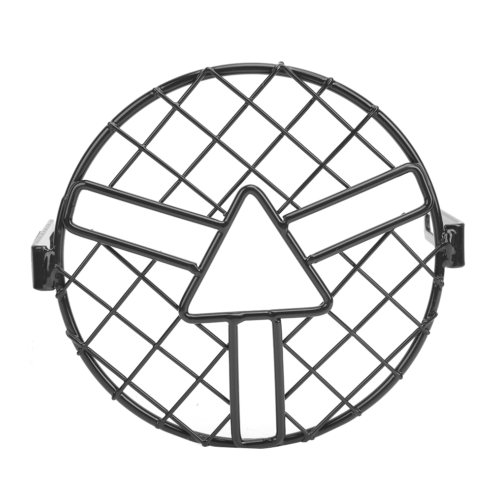 Runder Scheinwerferschutz Für Retro-motorräder, Schwarz
