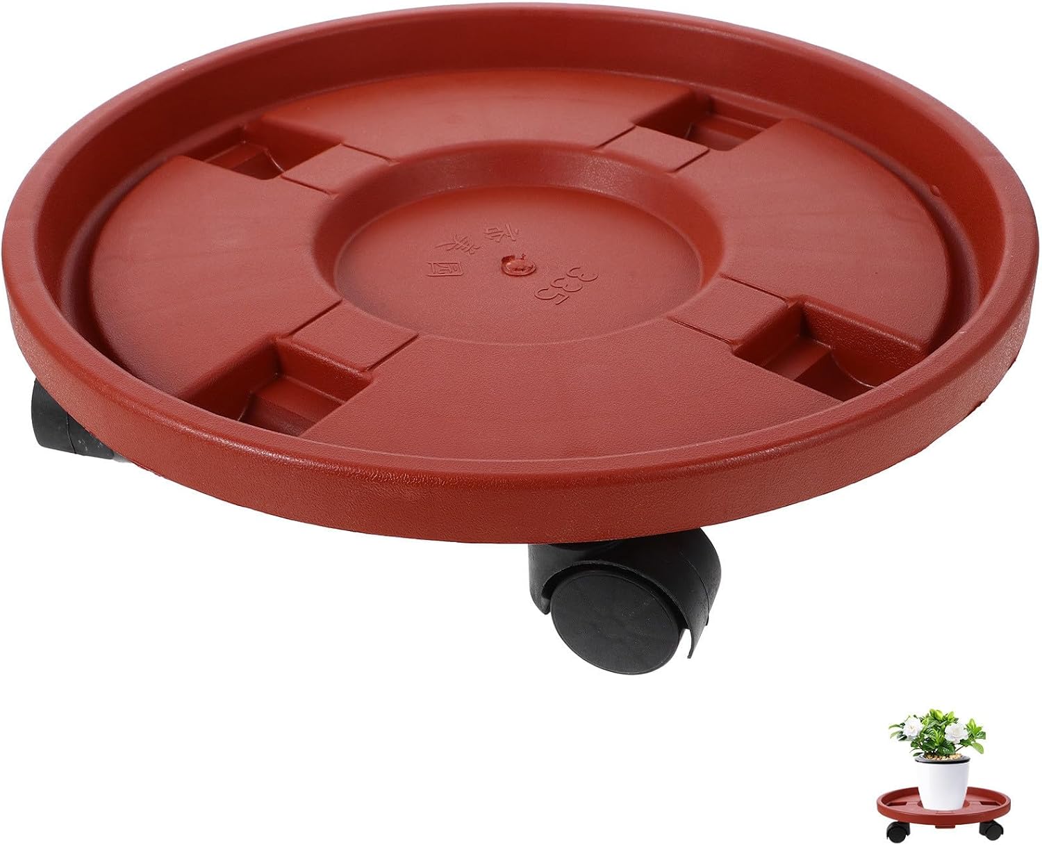 Rolle Blumentopf Tablett Aus Kunststoff Mit Drehbaren Rädern