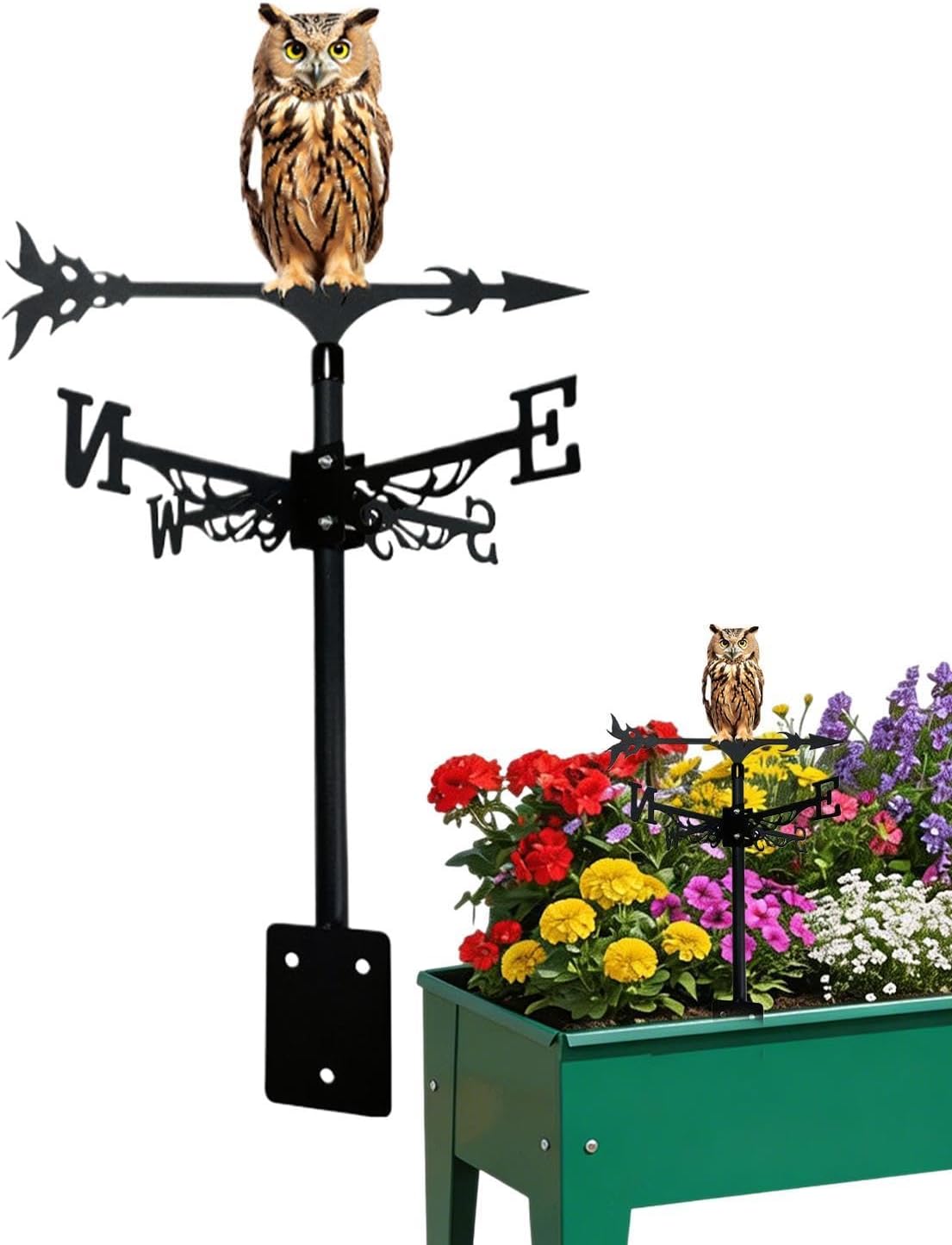 Windschutz Aus Metall In Eulenform Wetterfahnen Für Den