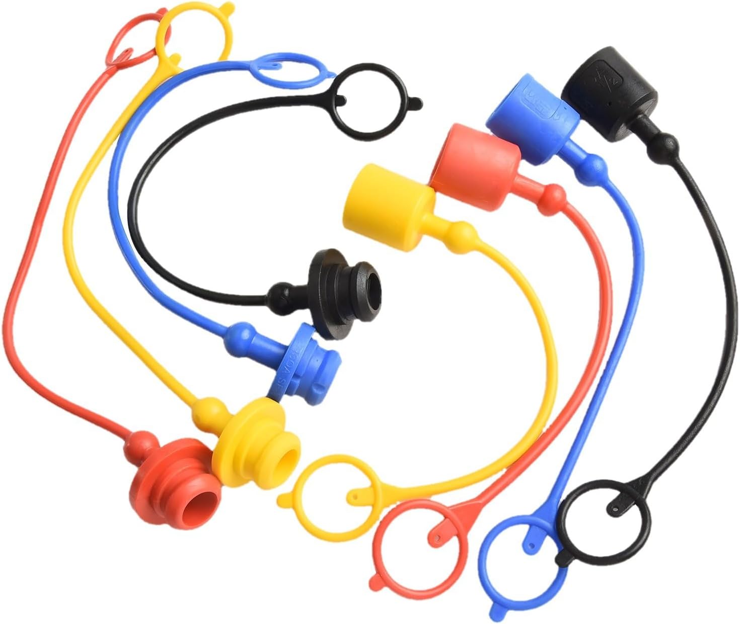 Staubstopfen Und Abdeckungen 4 Paar Pvc Gummi Schutzkappen