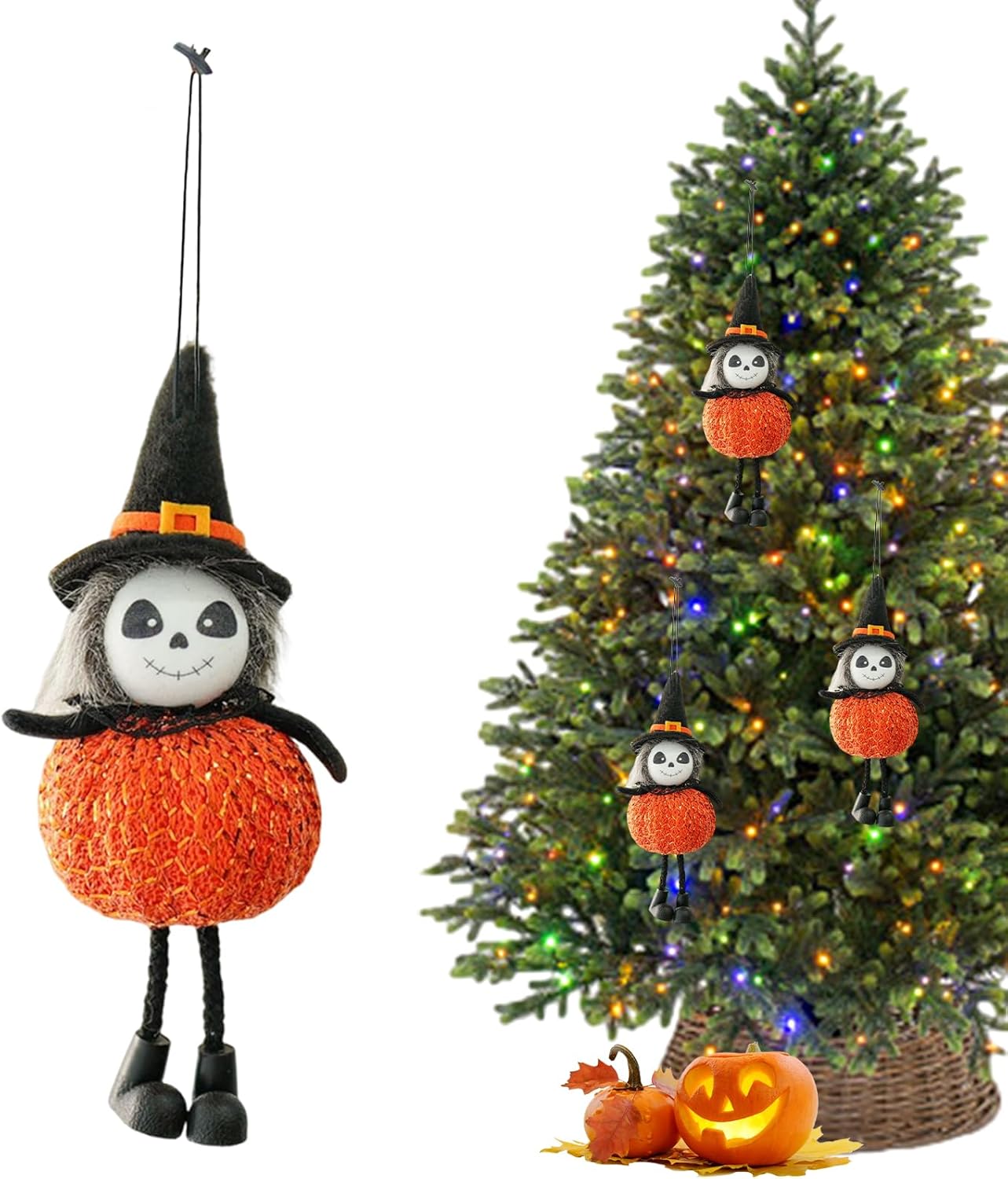 Dekoration Für Baum Goldene Halloween Baumkürbis Deko