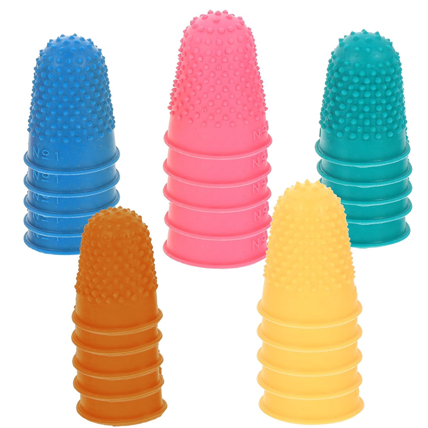 25 Stück Gummifingerlinge Fingerschutz Rutschfest Aus Gummi