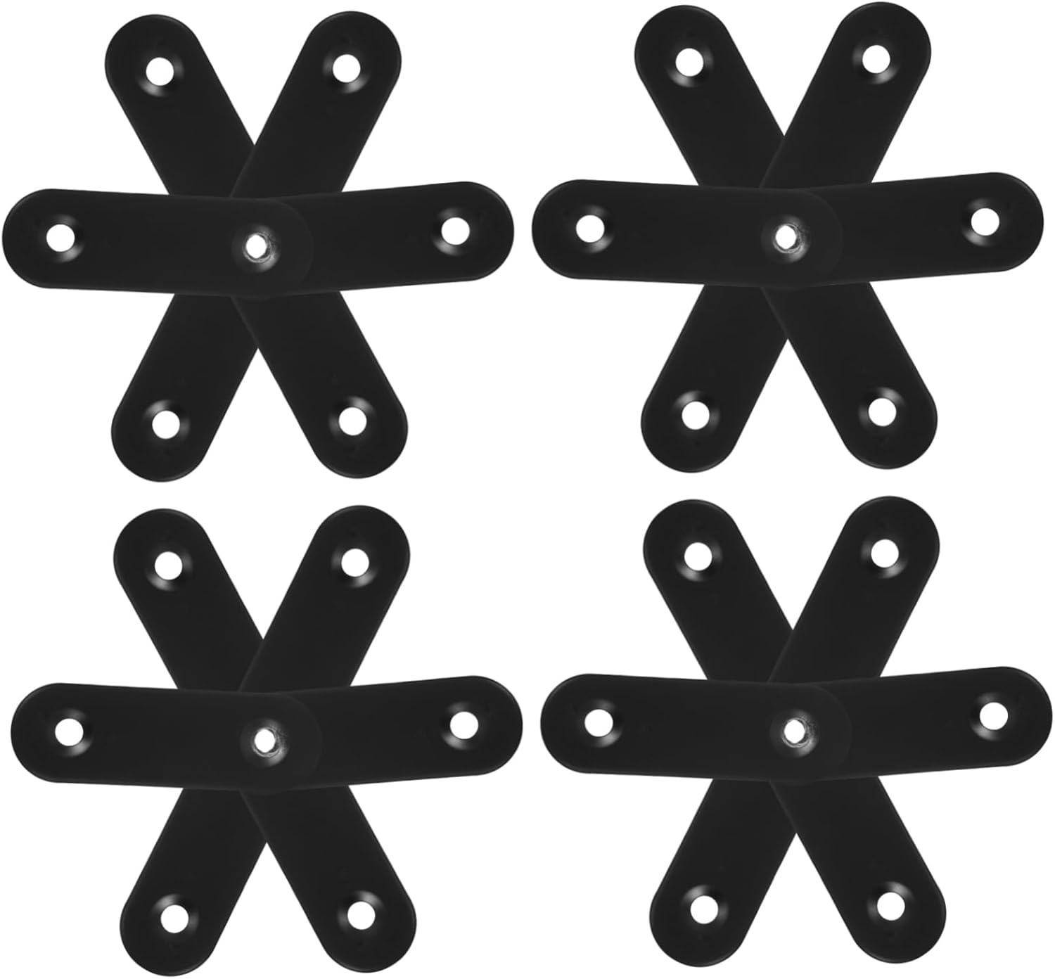 Stück Edelstahl Eckwinkel Flache Reparaturplatten Zur