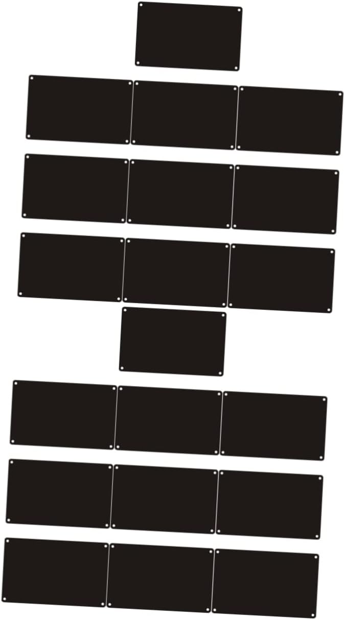Sets Aluminiumschilder Auf Metallwandplatten Für Büros 10