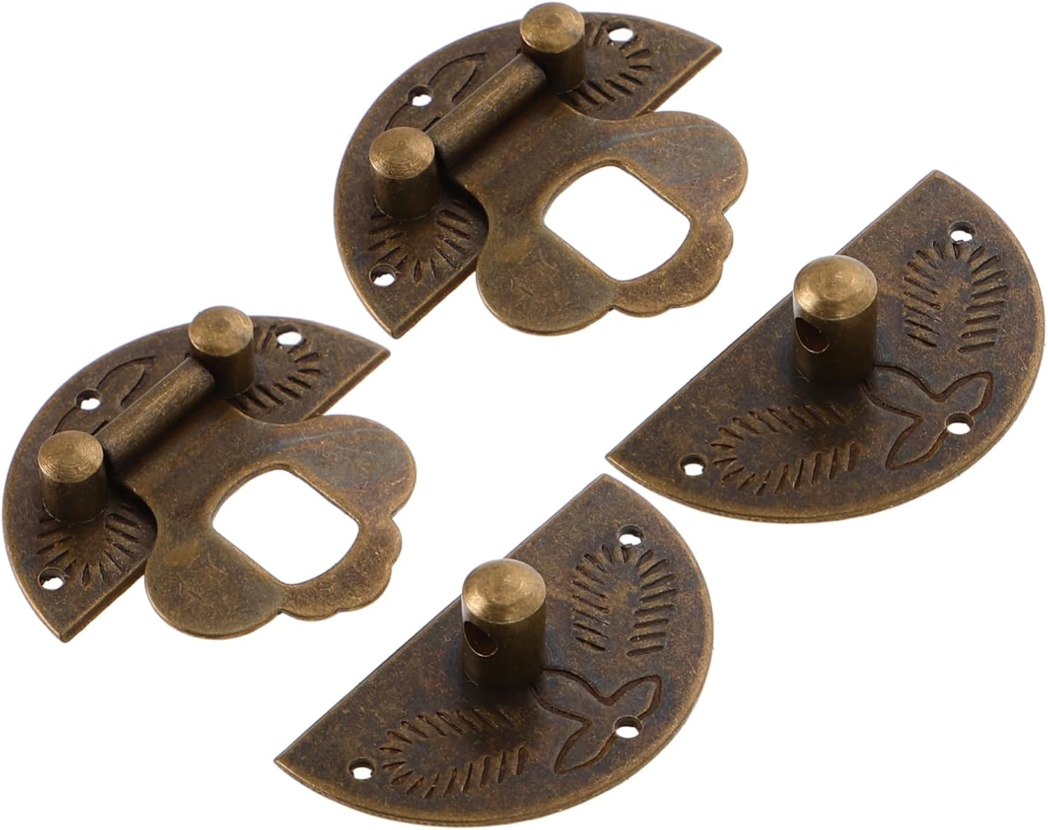 Stück Vintage Möbelabdeckungen Aus Zinklegierung Oval Schutz