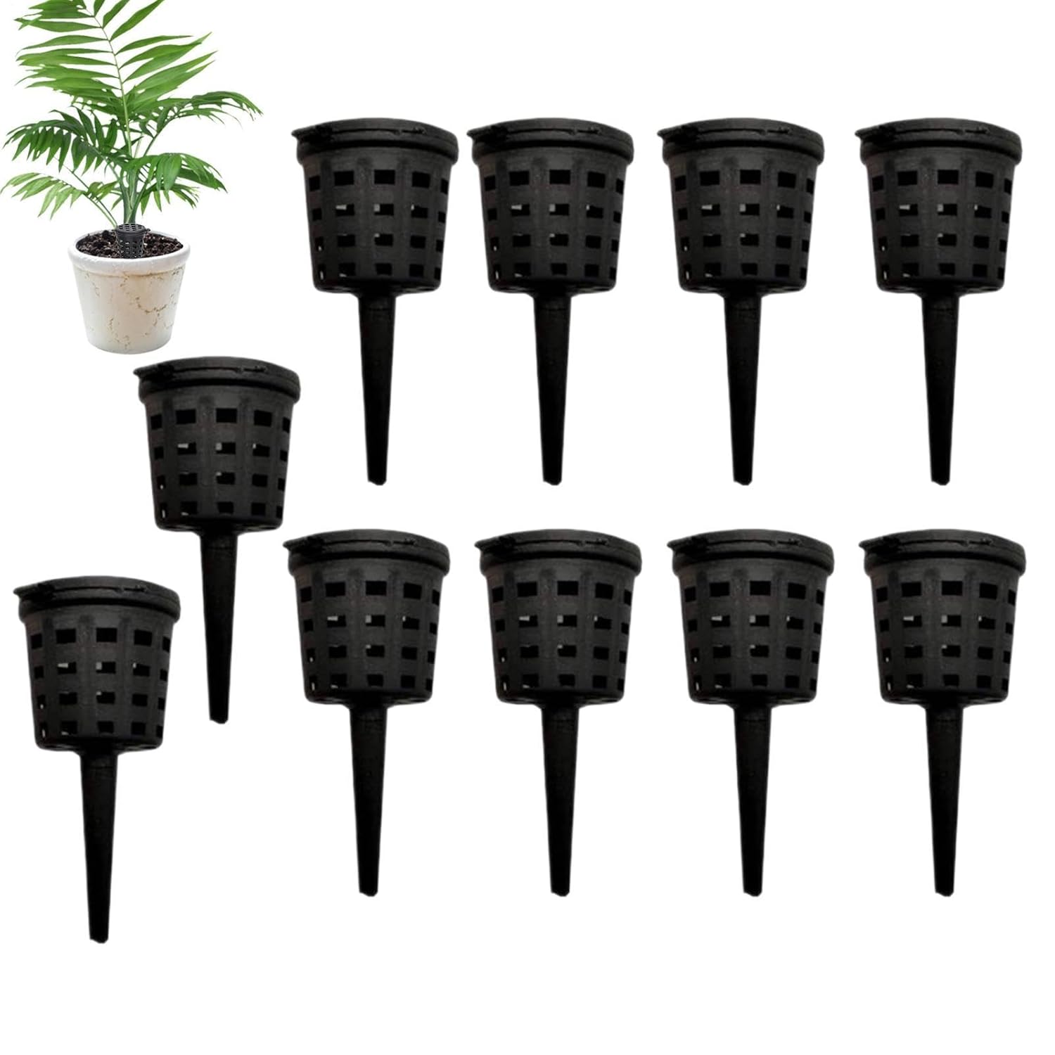 Für Bonsai Netz Pflanzbecher Bodennährschale Abdeckung Mit