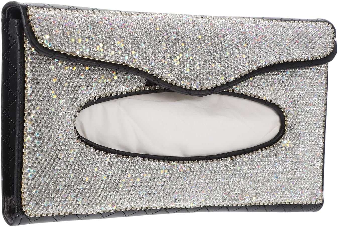 Serviettenhalter In Handtaschenform Helles Kunstleder