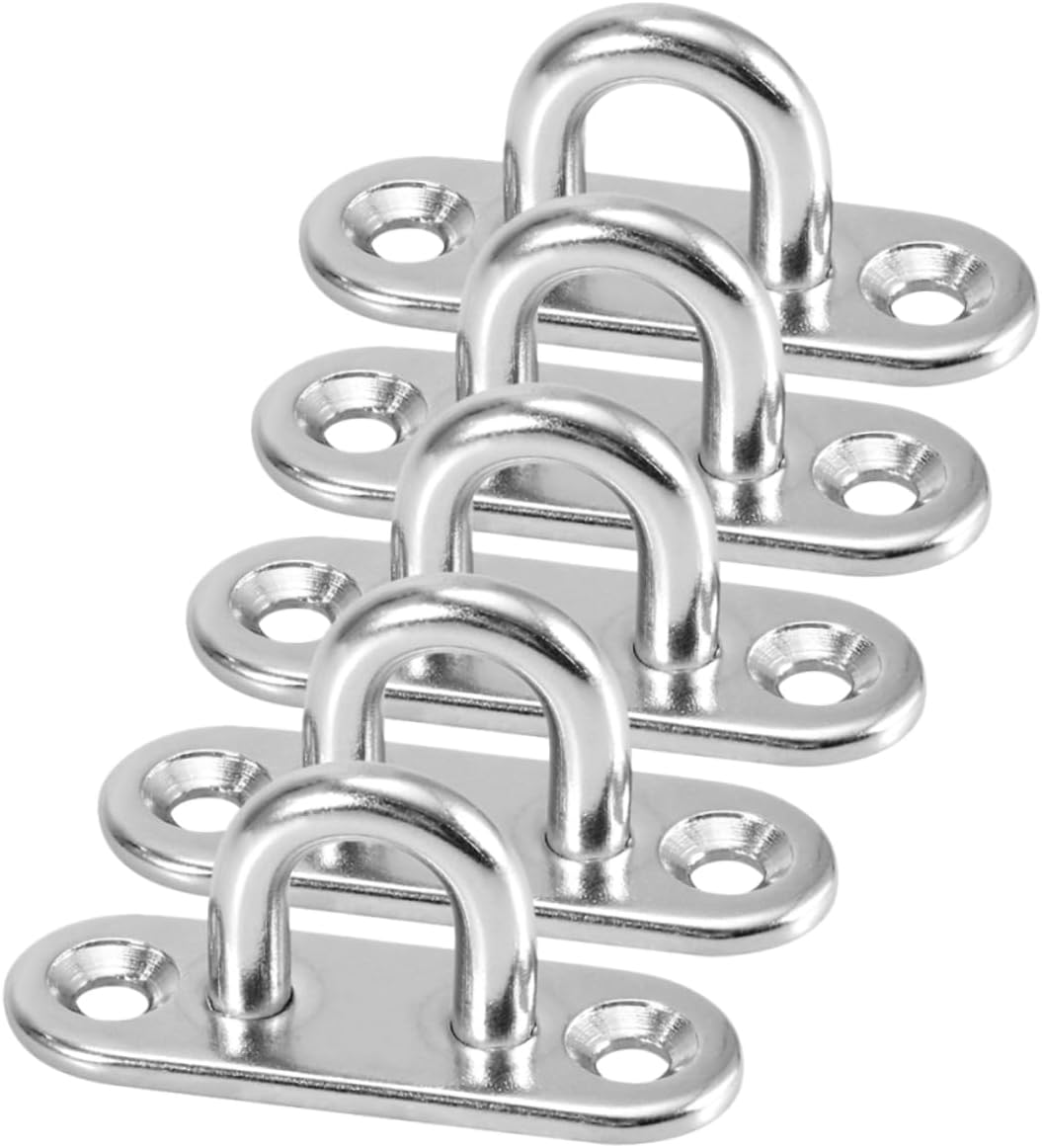 Stück Edelstahl Ladungshaken Ösenplatten Clips Hakenringe