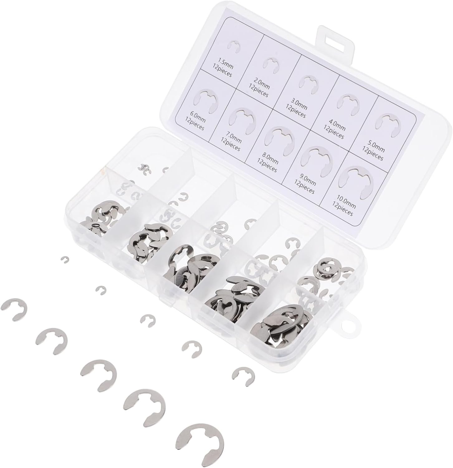 Sicherungsringclips Aus Edelstahl Sortiment Offener
