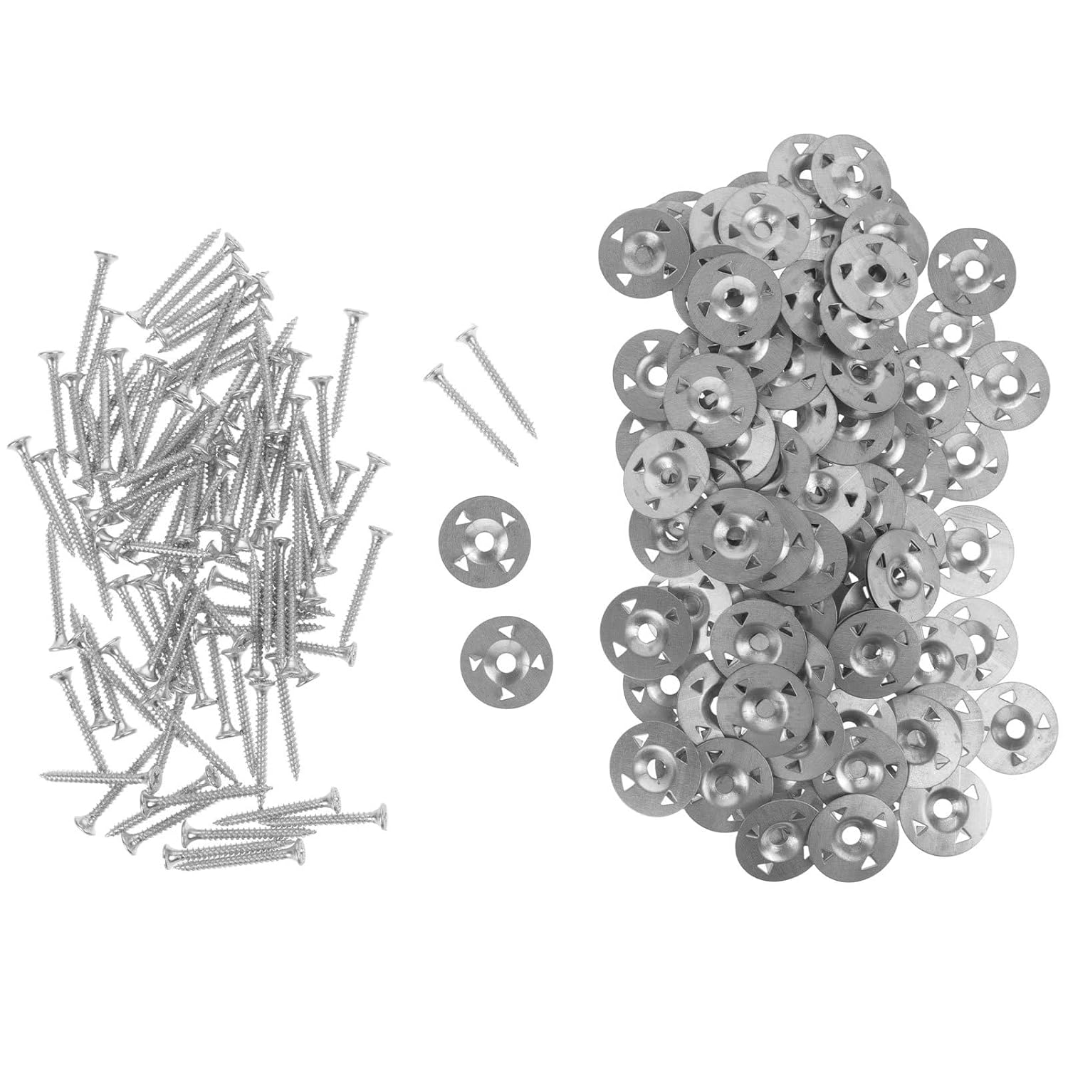An Metallscheiben Für Schaumstoff Dämmplatten Silberfarbenes