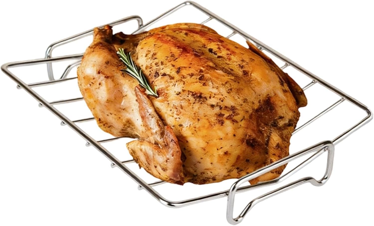 Bratrost Verstellbarer Klappbarer Fleischhalter Grill Aus
