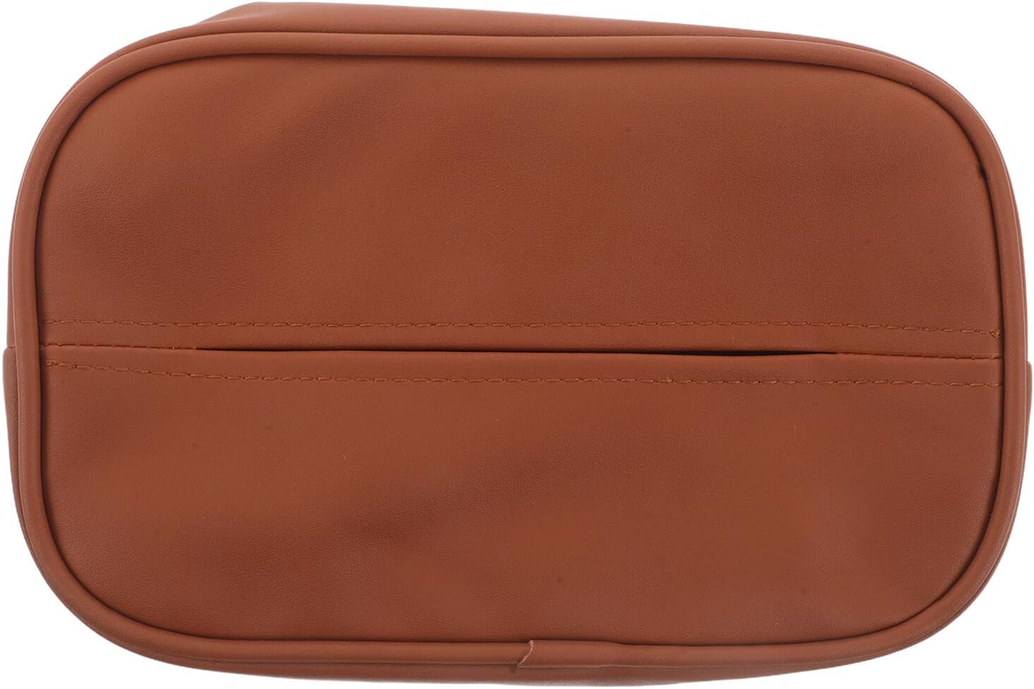 Taschentuchbox Hülle Aus Braunem Kunstleder 21 8 X 14 X 6 1