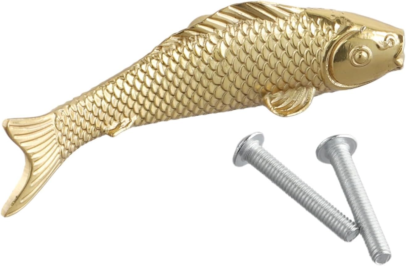 In Form Eines Goldfisches Für Schubladen Schränke Und