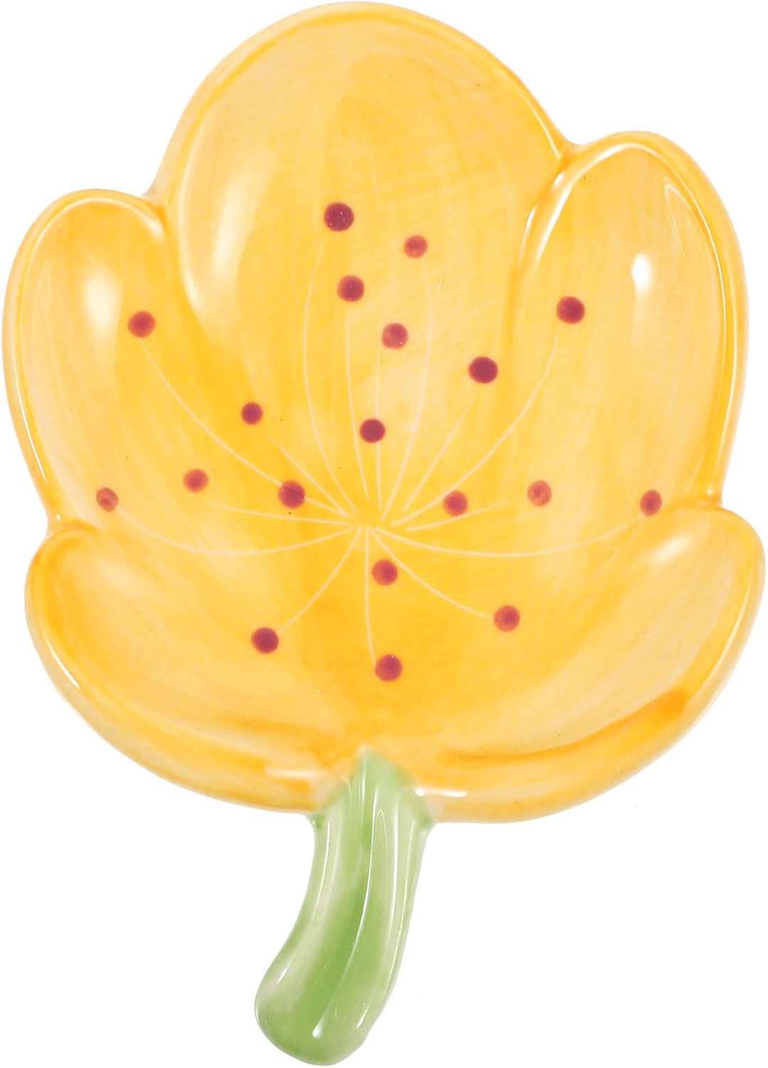Seifenschale Aus Keramik In Blumenform Gelbe Abtropfschale