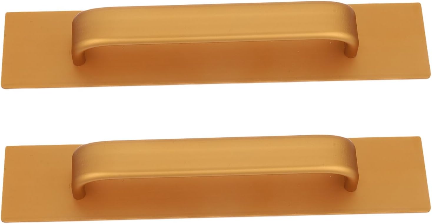 Schrankgriffe 2 Stück Goldfarbene Aluminiumlegierung Kein