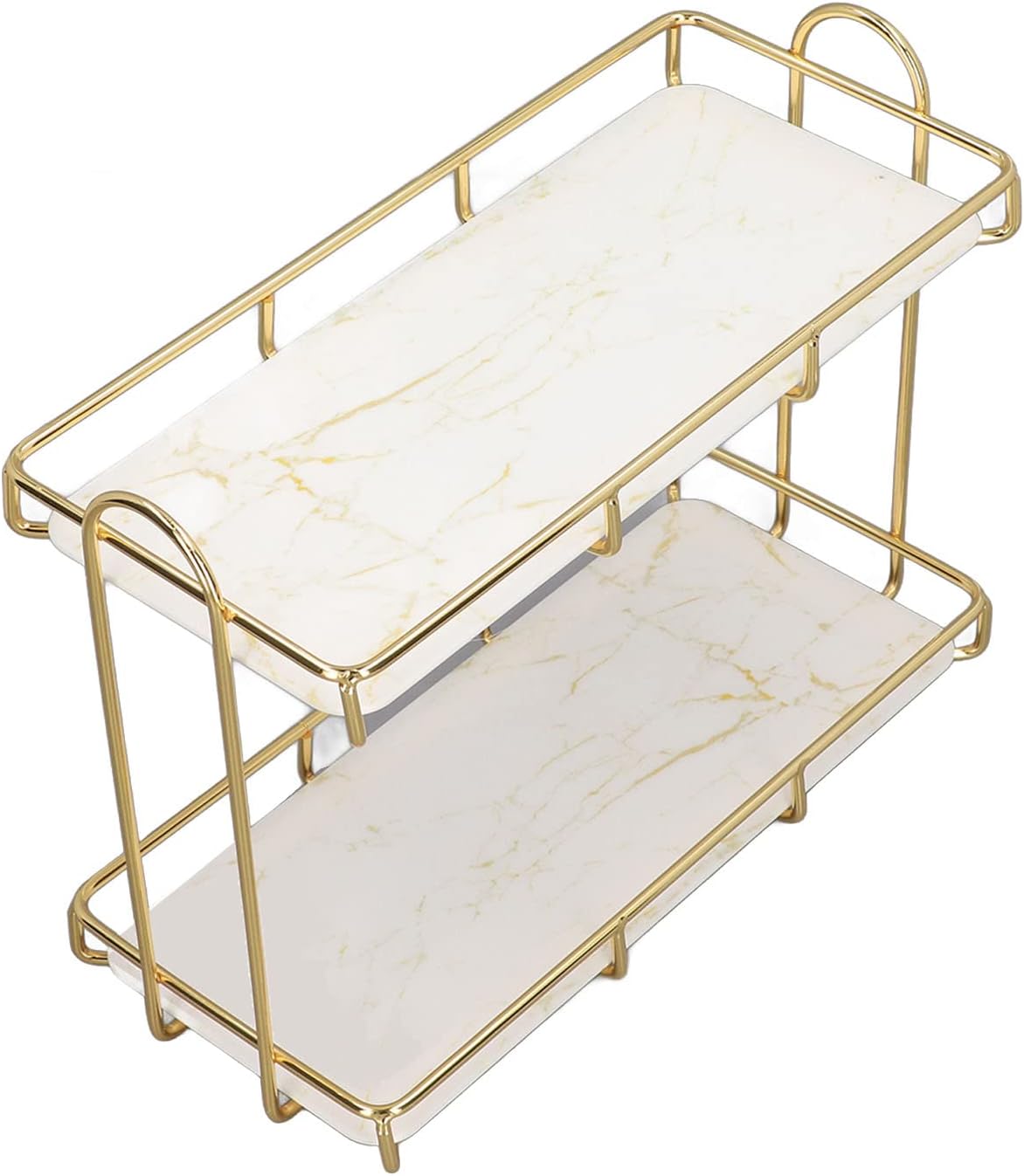 Badezimmer Kosmetikregal Wasserfester Standorganizer Gold 2