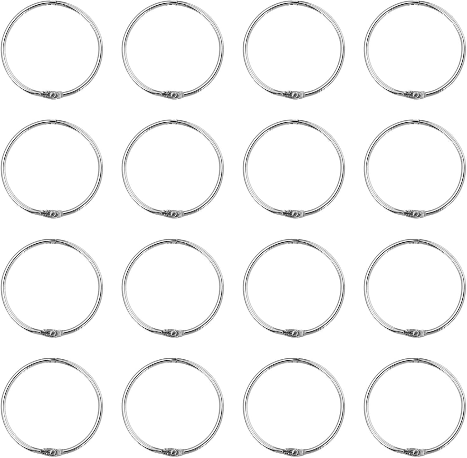 Duschvorhangringe 5 Cm Silberfarbenes Metall Langlebig Und
