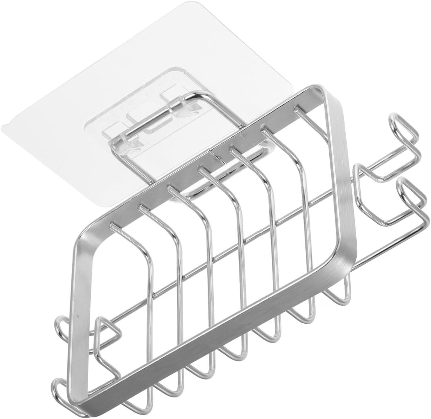 Hängeseifenschale Edelstahl Silber Platzsparendes Design Für