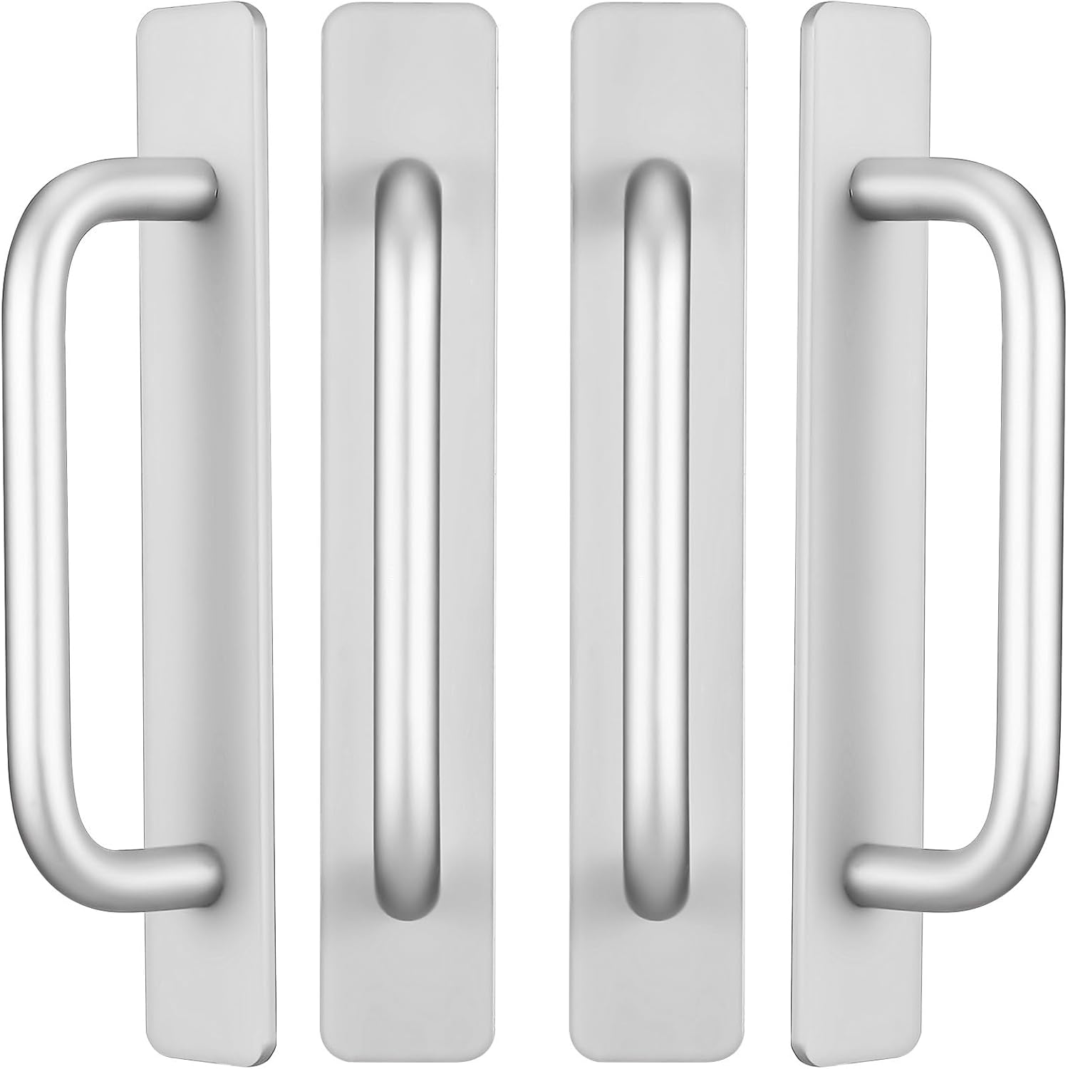 Möbelgriffe Aus Silberfarbener Aluminiumlegierung Einfache