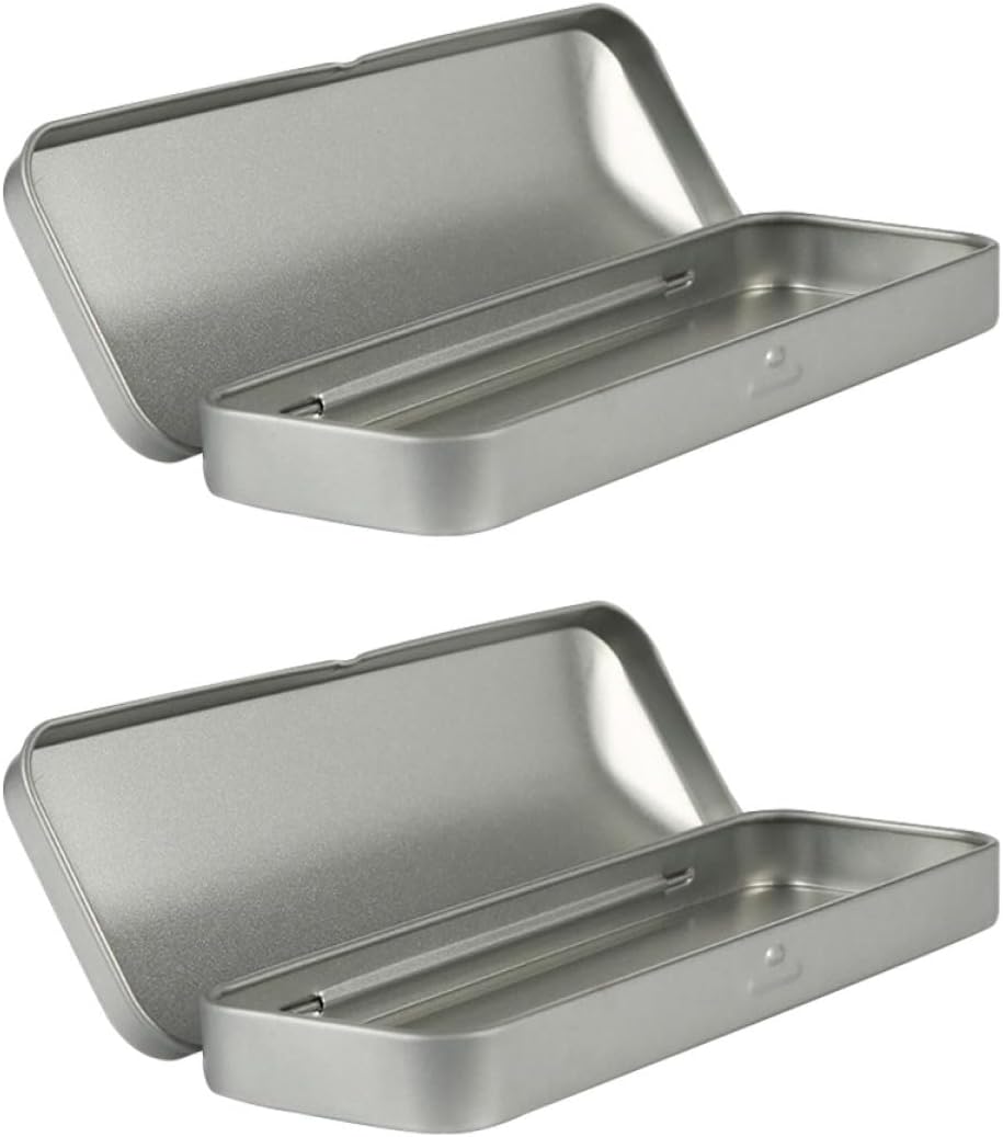 2 Stück Silber Aus Weißblech Mit Deckel Multifunktionaler
