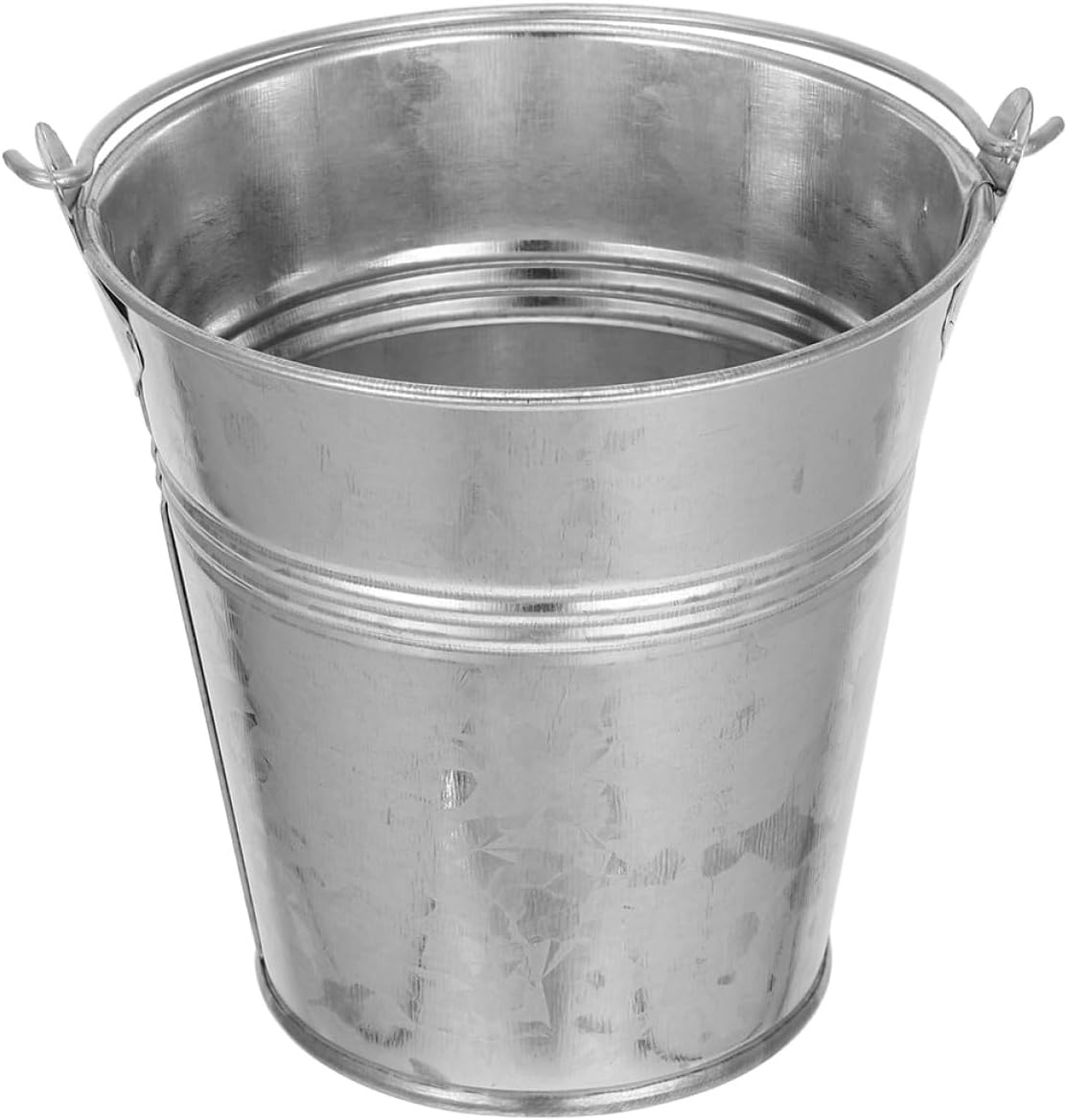 Kleine Pflanzgefäße 8cm Höhe Zinkeimer Silber Mit Henkel Für