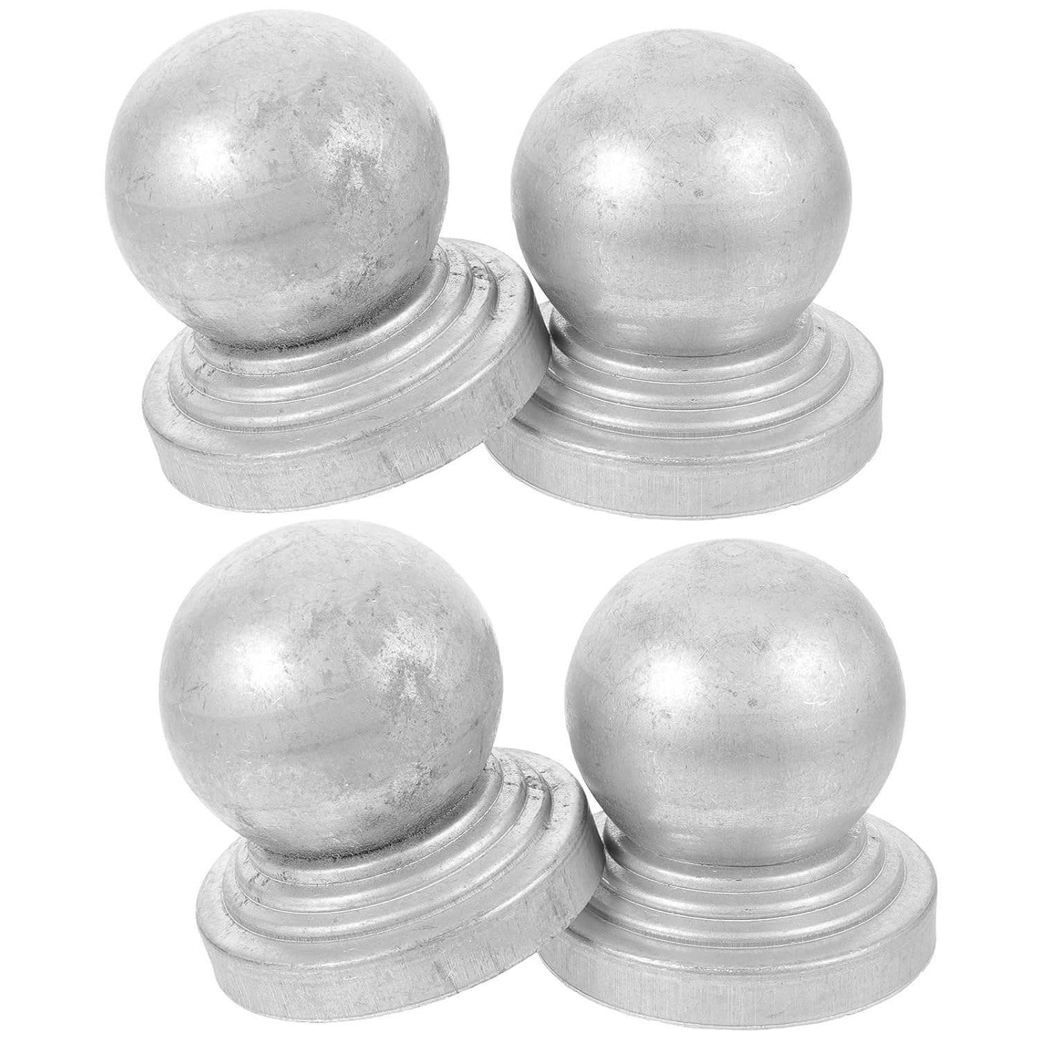 Klassische 4 Stück Aus Eisen Kugelförmige In Silber Zum