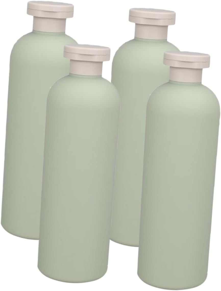 Grüne Shampoo Und Conditionerflaschen Für