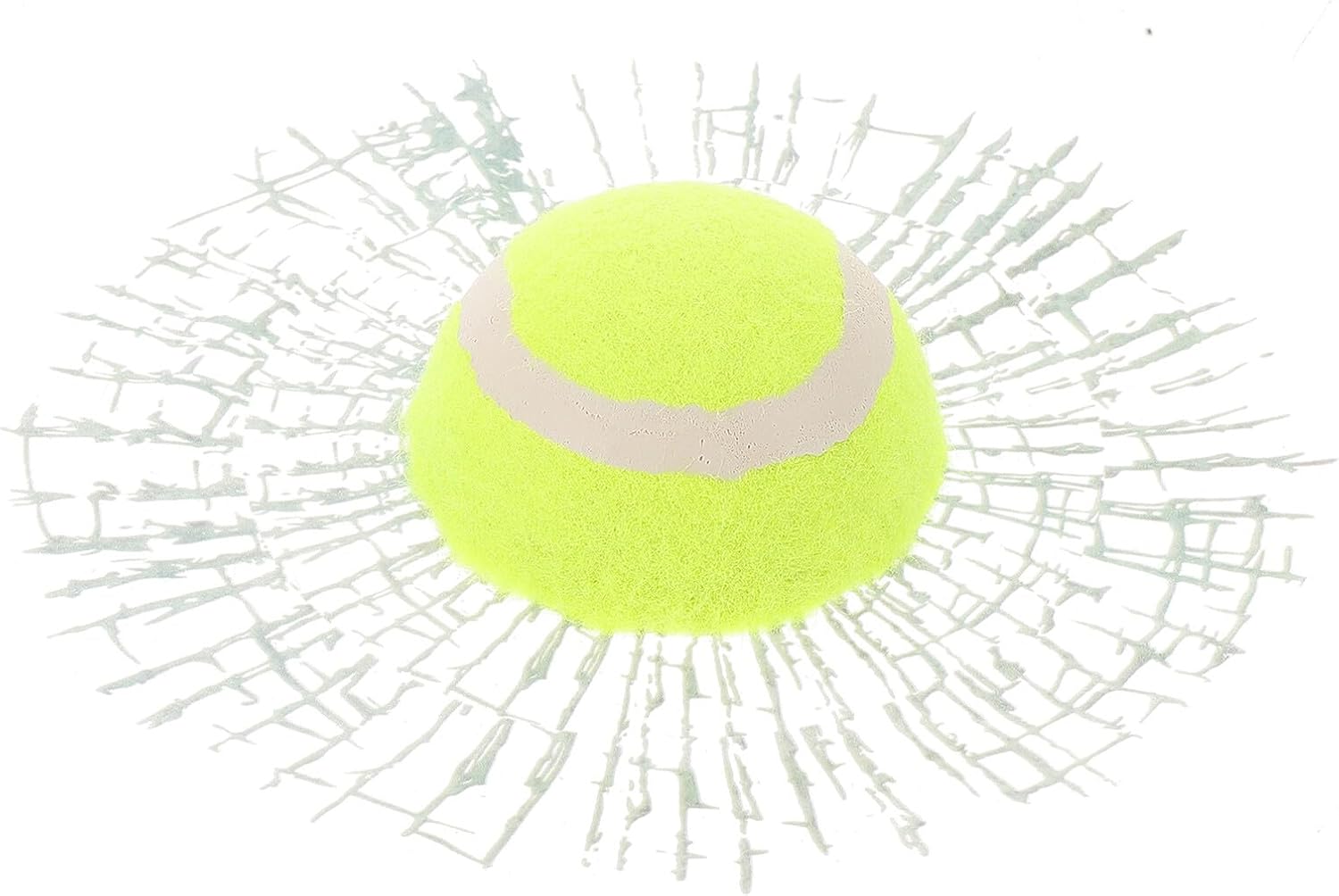 In Tennisballform Selbstklebend Und Einfach Anzubringen
