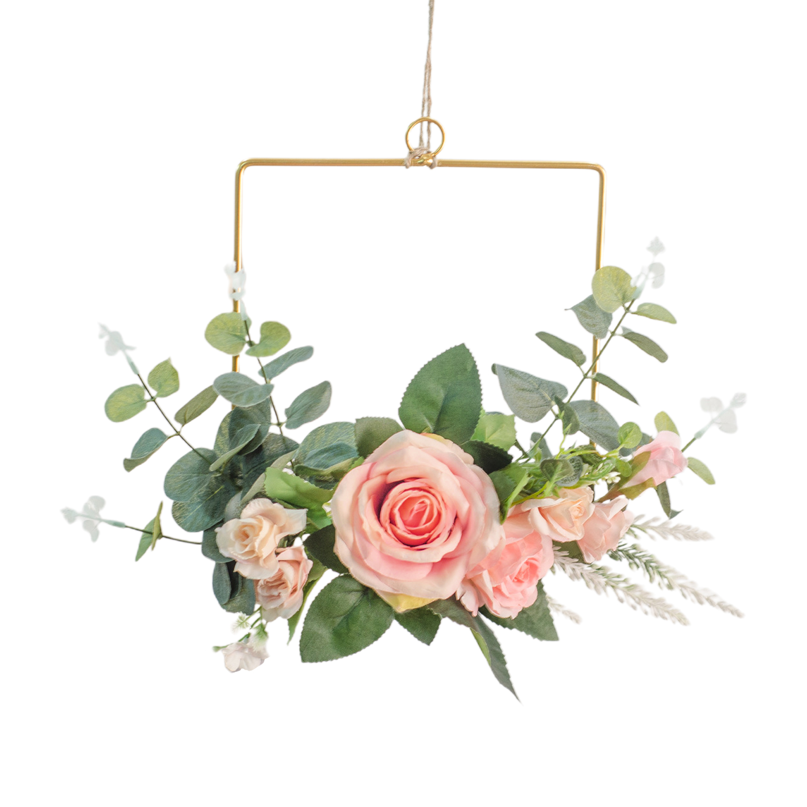 Künstliche Blumen Im Kreis Mit Einem Rahmen