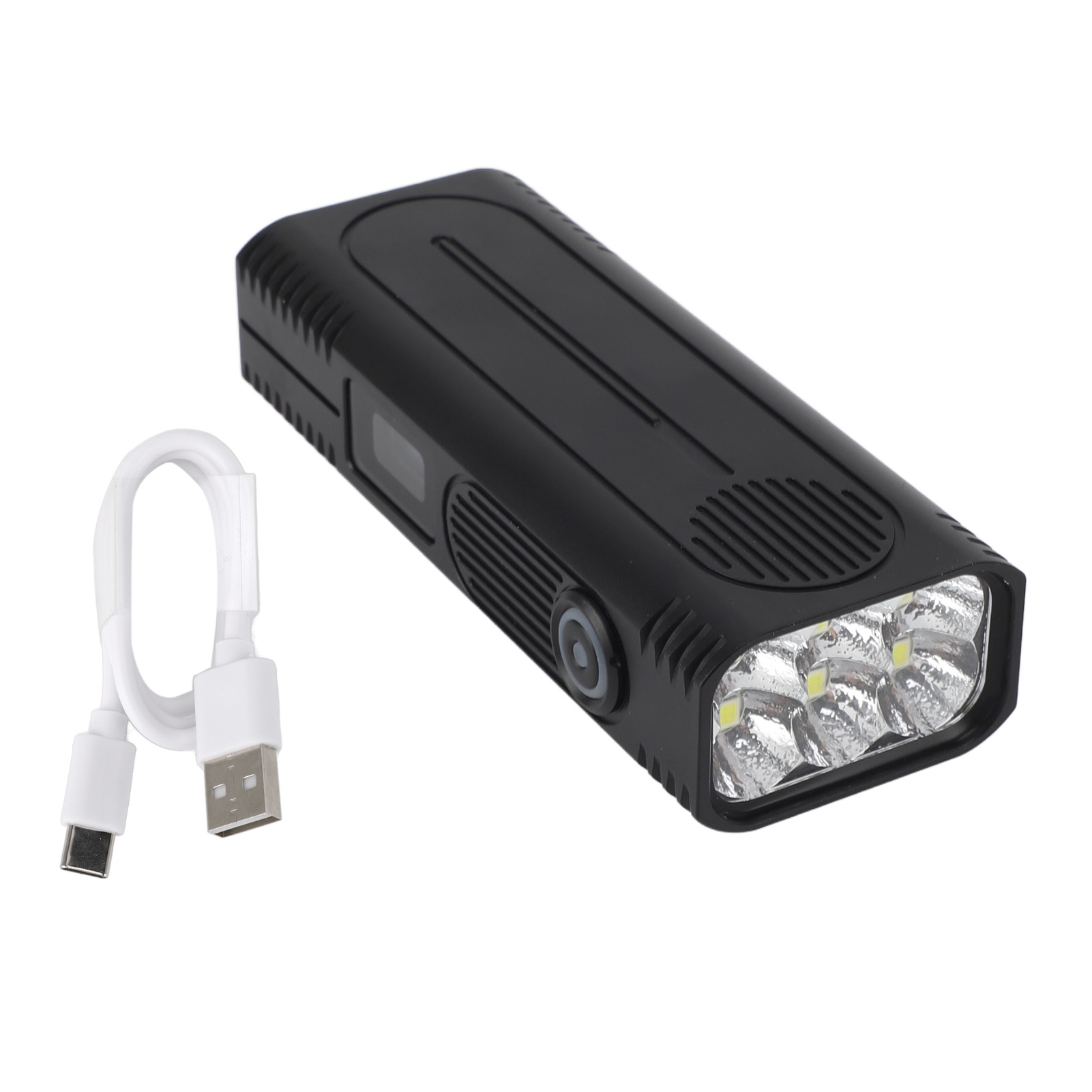 Flache Taschenlampe, 10000 Lm, Usb-aufladbar, Ipx4-schutz