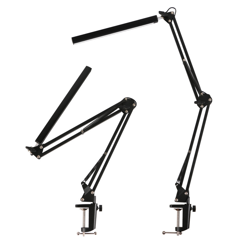 Faltbare Led-tischleuchte Mit Langem Arm Und Augenschutz