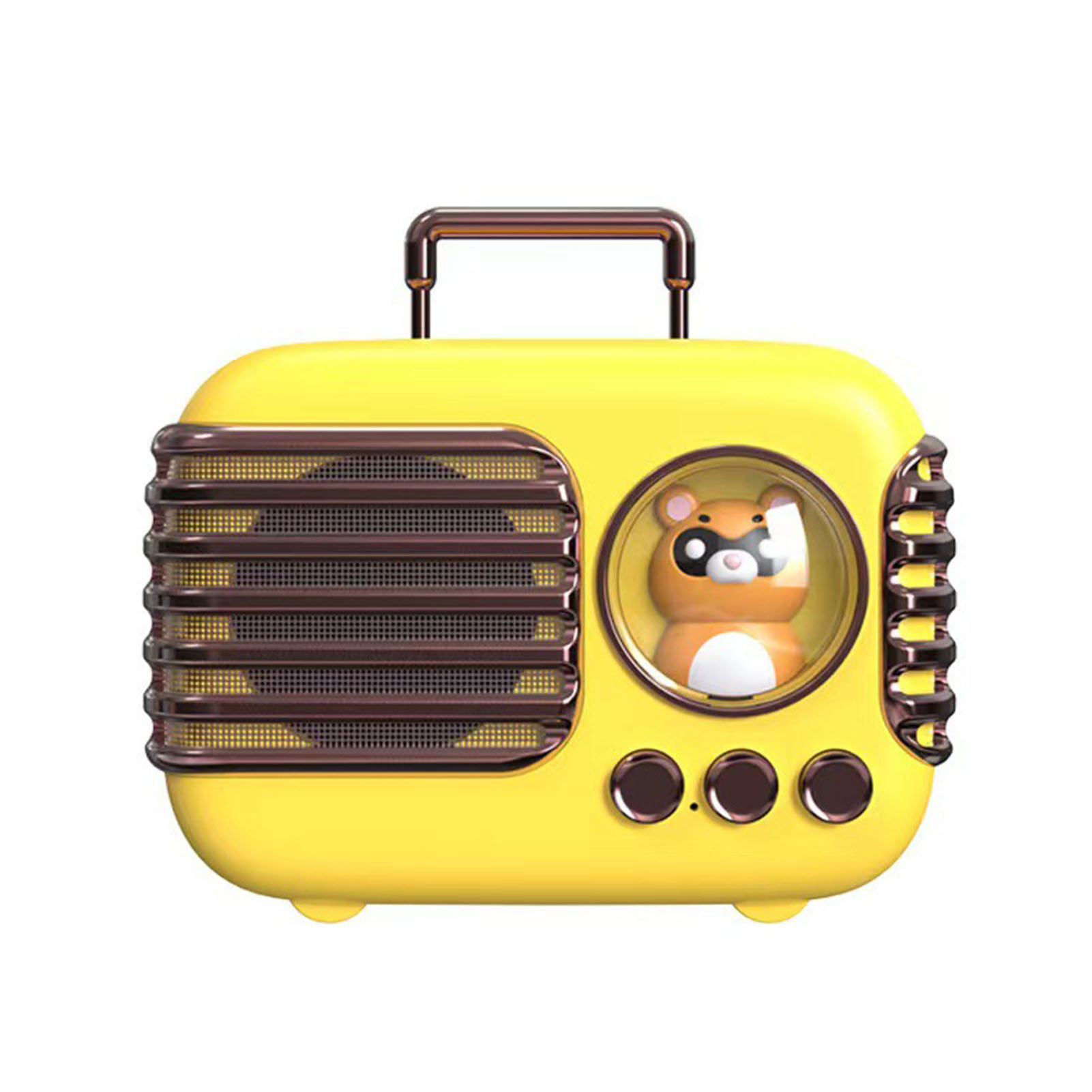 Kleiner Retro-bluetooth-lautsprecher, Mini-lautsprecher Für Den Koffer