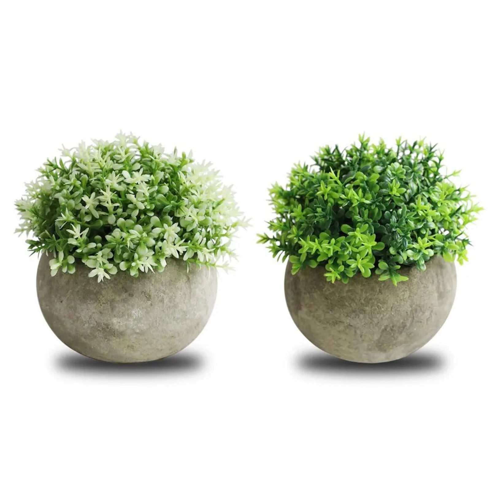Aus 2 Halbkreisförmigen Künstlichen Bonsai-kugeln Aus Zellstoff