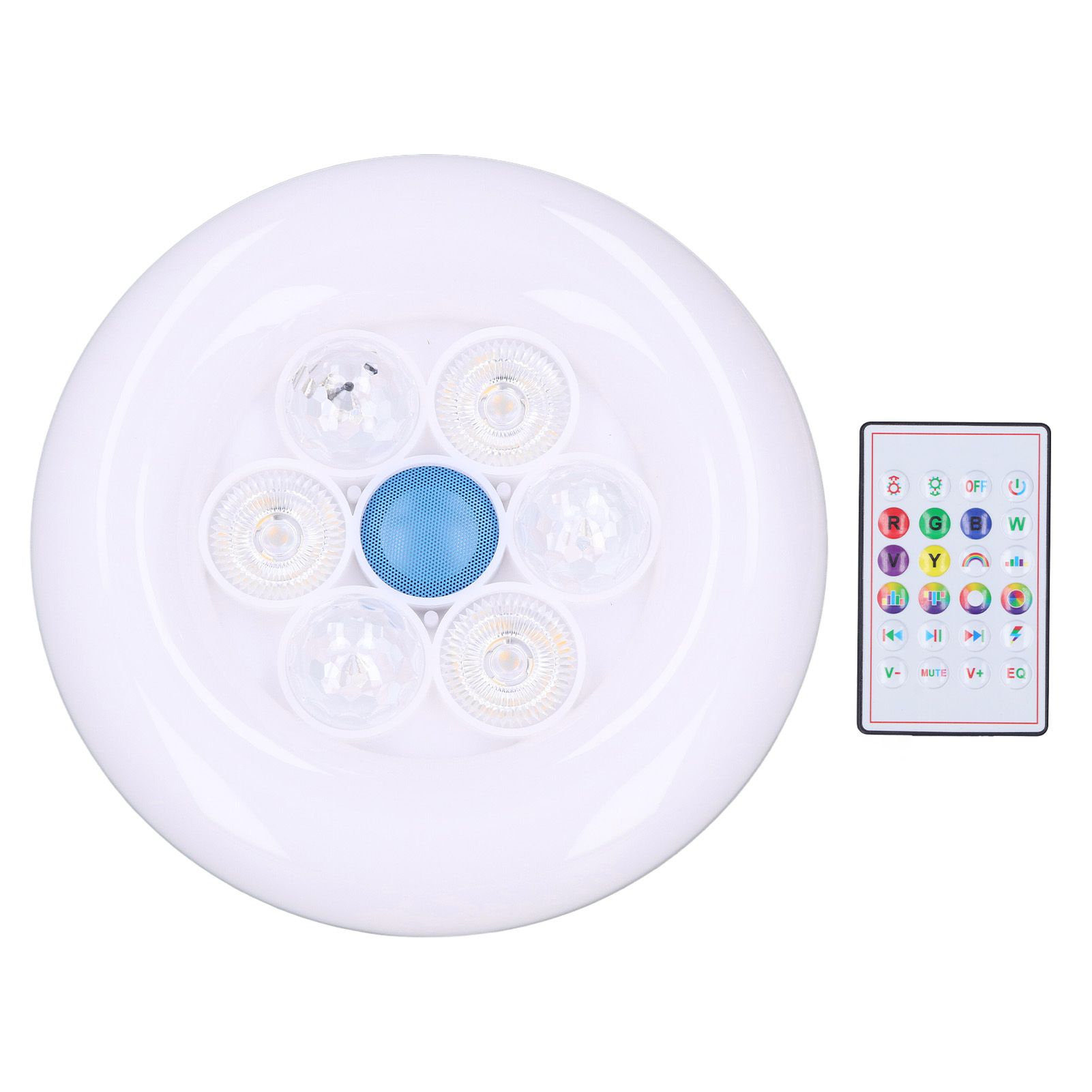 Led-lampe E27 50w Mit Bluetooth-lautsprecher, Fernbedienung Und