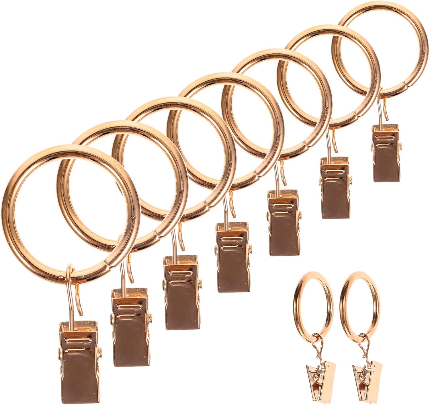 Metallclips Mit Rostbeständigen Ringen Für 40 Vorhänge