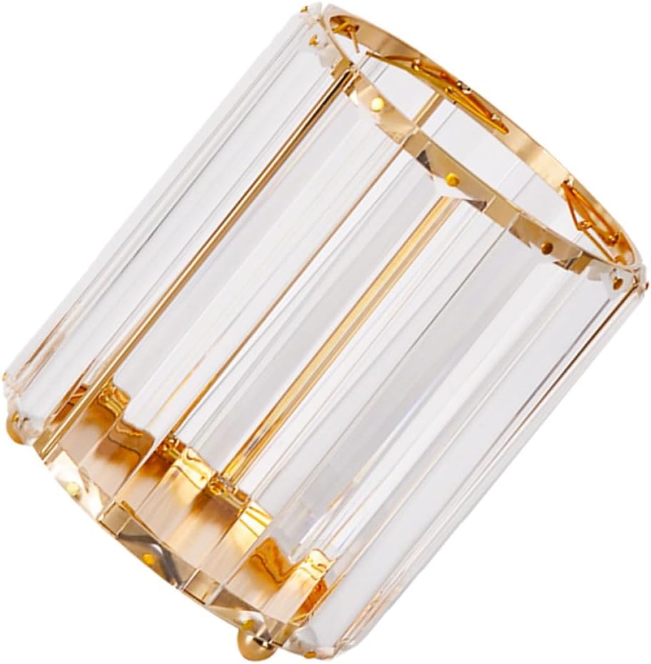 Runder Goldener Glas Stifthalter Für Büro Und Zuhause
