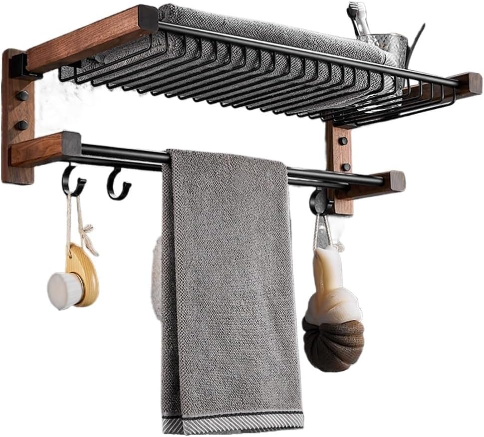 Handtuchhalter Aus Massivholz Hängehandtuchhalter Ablage Set