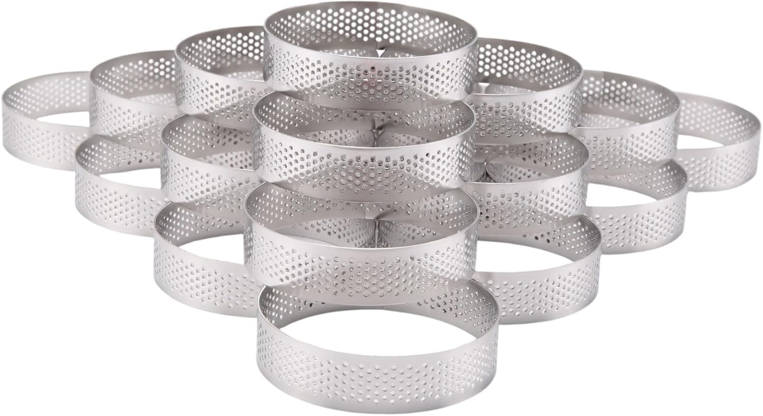 Runde Ringe Mit Löchern Für Obsttorten Quiches Kuchen Mousse