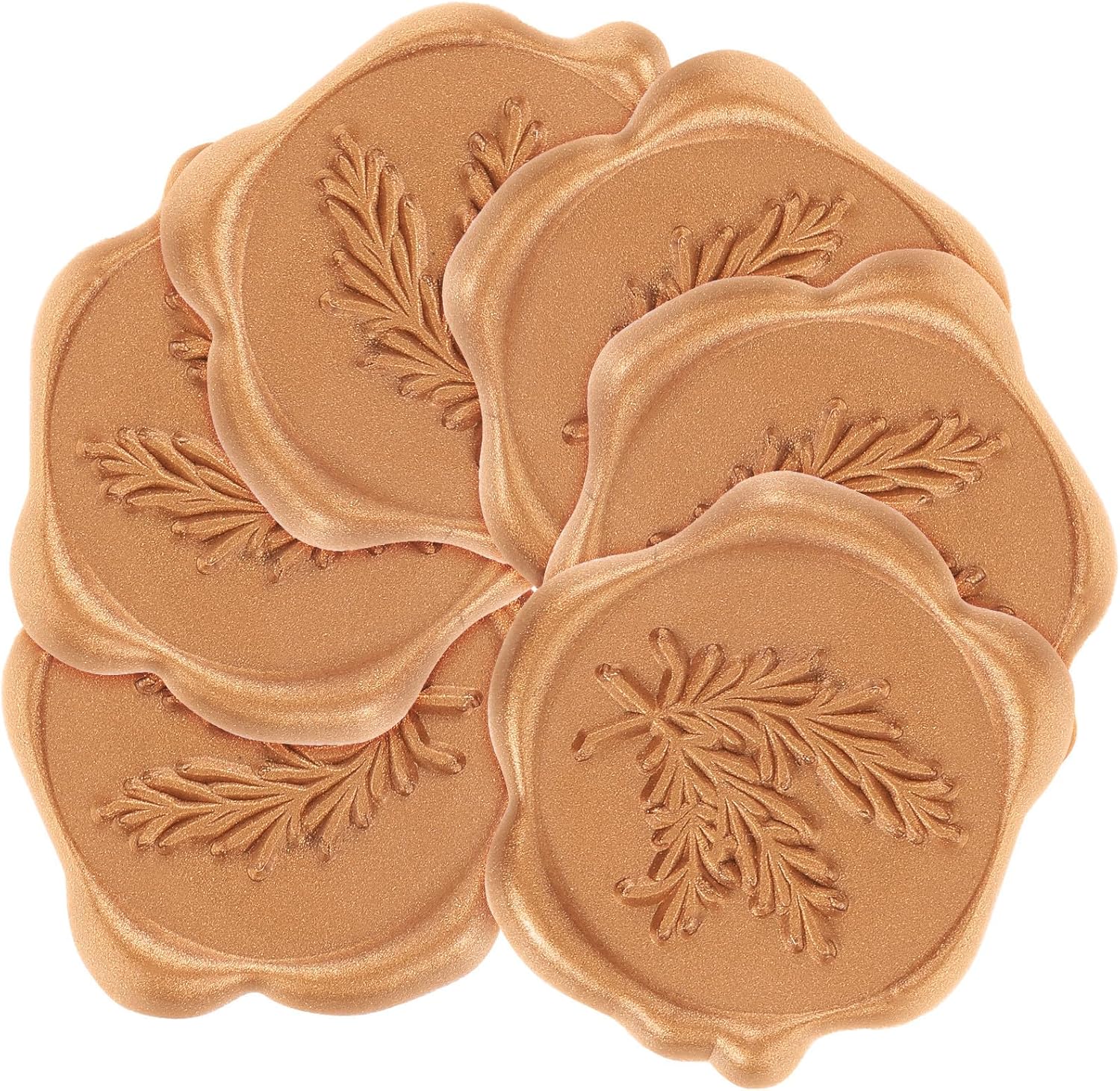 Goldene Selbstklebende Wachssiegel Aufkleber Für Umschläge