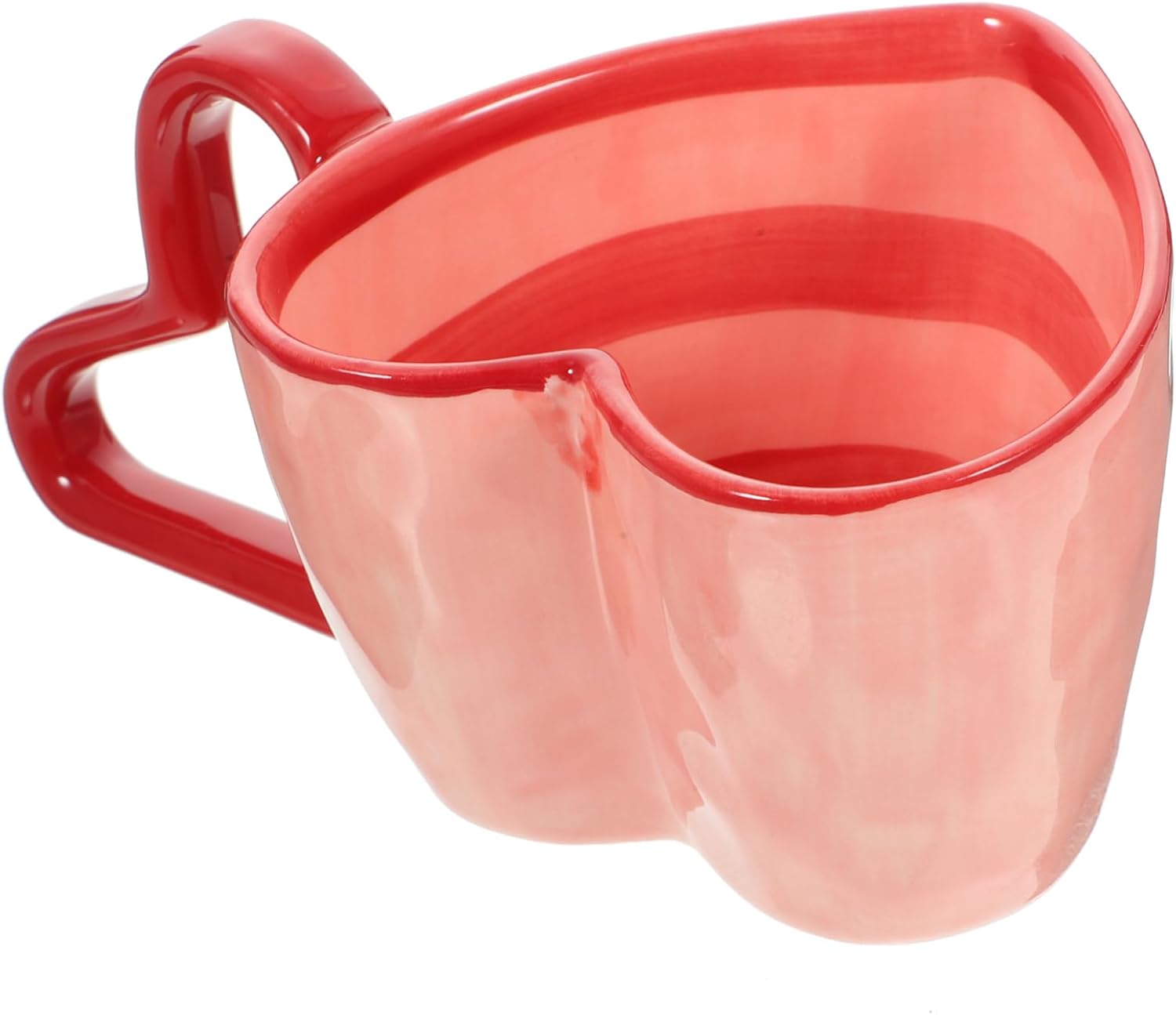 In Form Einer Kaffeetasse Mit Ergonomischem Henkel Zum