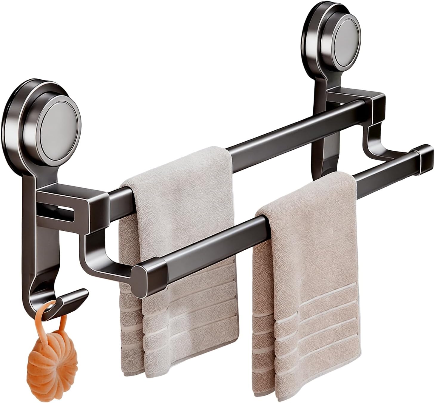 Wandhandtuchhalter Doppelstangenhalterung Mit Saugnapf