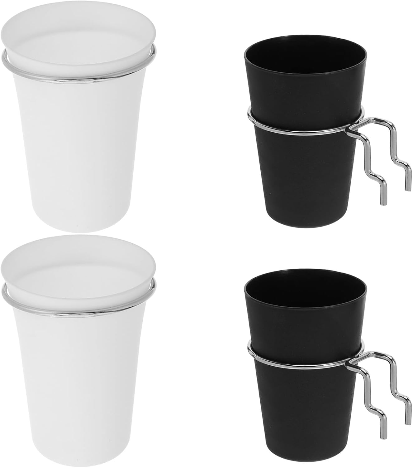 Organizer Mit Ringen Schwarzen Bechern Kleinen Und Großen