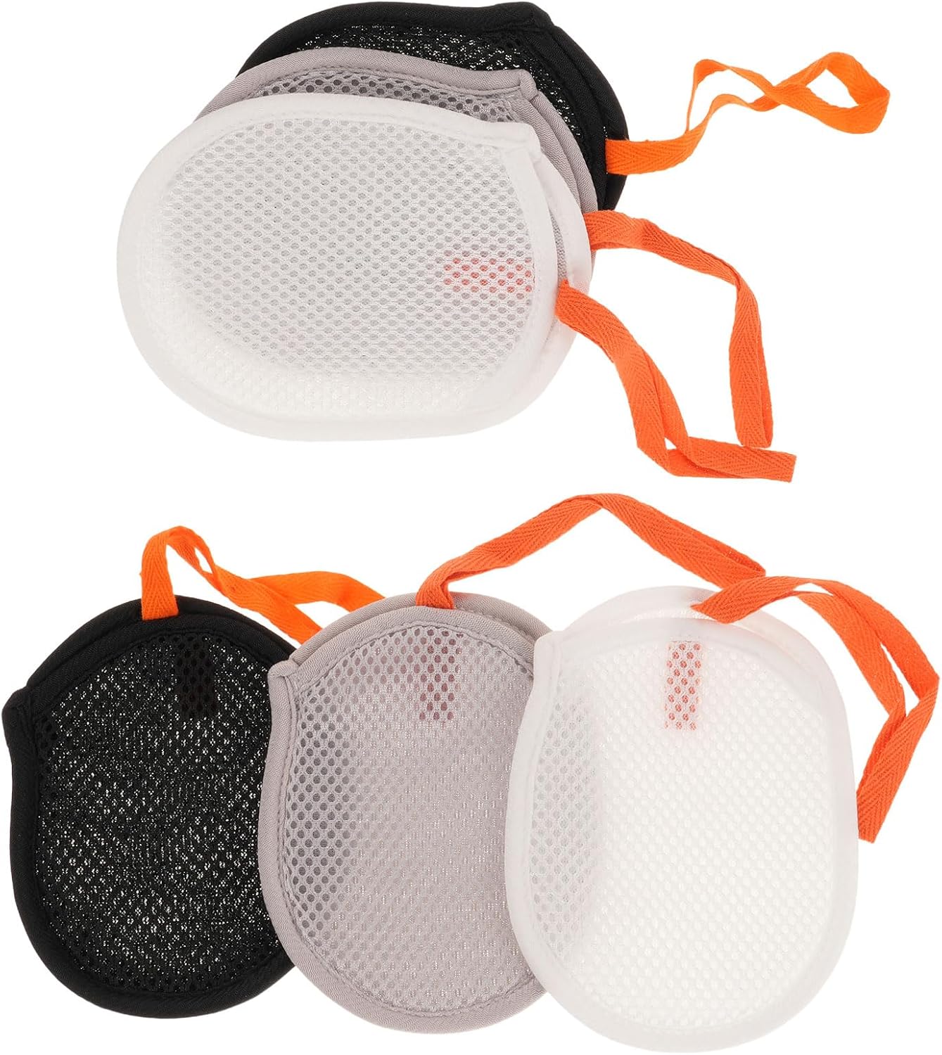 6 Tragbare Peeling Seifenbeutel Aus Polyester Mit Kordelzug