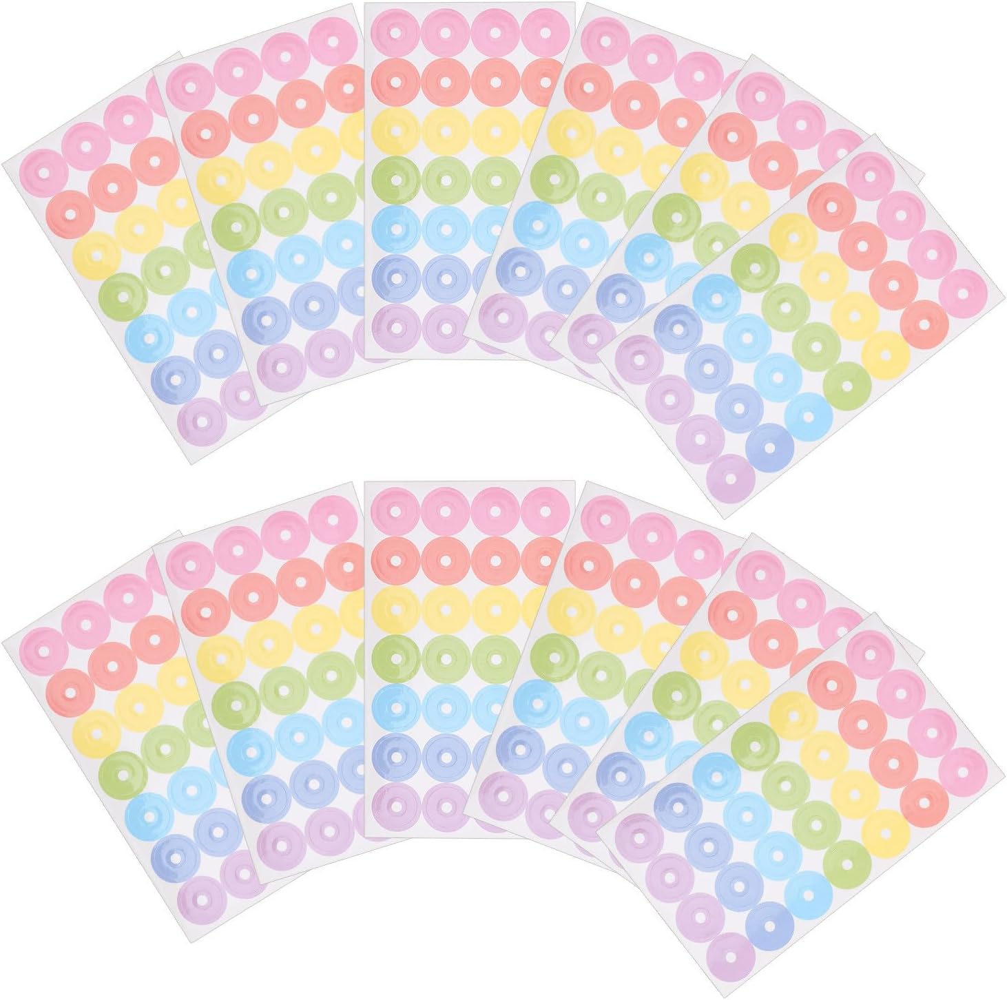 Größenetiketten Für Kleidung 2 5cm Rundes Papier Etikett 7