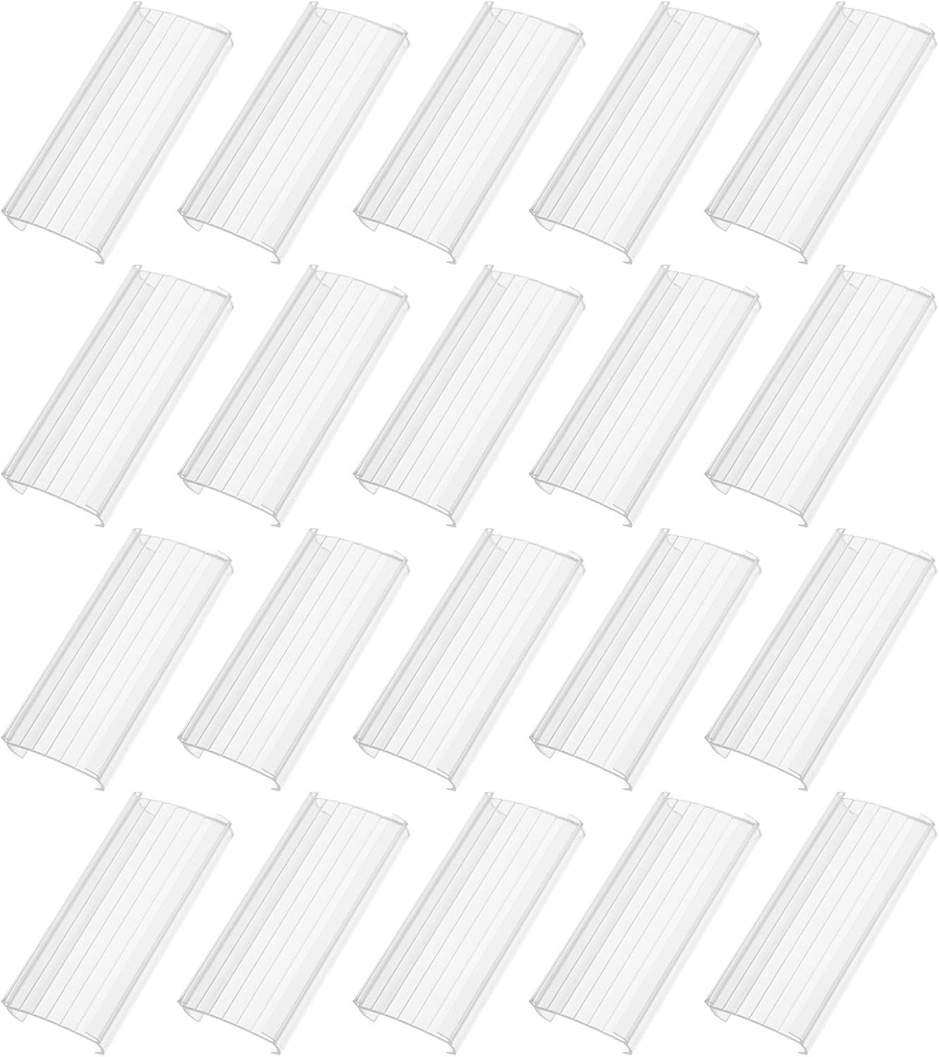 Stück Transparente Pvc Preisschildhalter Für Regale Mit