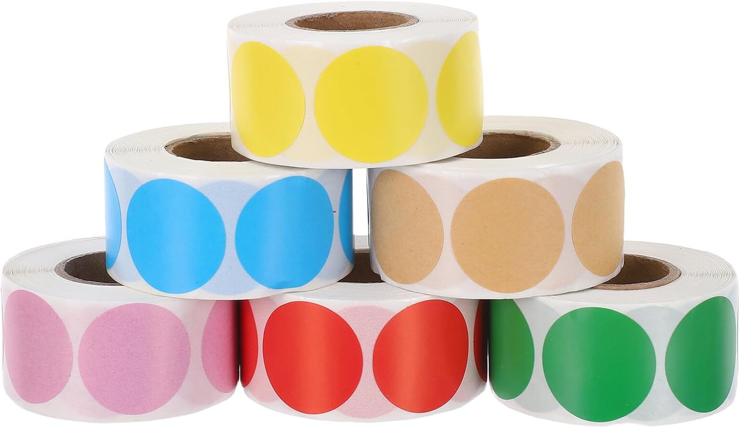Bunt Selbstklebende Etiketten Papierschutzkreise 2 2 Cm